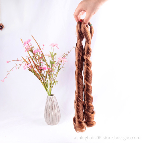 Factory Vendors Wholesale curly braiding hair Bundle Crochet  African Pony Braiding Hair